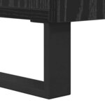 vidaXL Table basse Chêne noir 102 x 44 5 x 50 cm Bois d'ingénierie