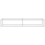 vidaXL Cadre de lit sans matelas blanc 100x200 cm métal