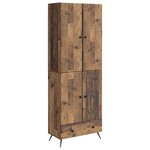 vidaXL Ensemble de Meubles 2 Pièces Bois ancien Bois d'ingénierie