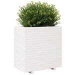 vidaXL Jardinière blanc 70x40x72 5 cm bois de pin massif
