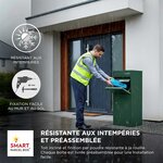 Boîte à colis Large Vert 2 portes Acier galvanisé SMART PARCEL BOX™