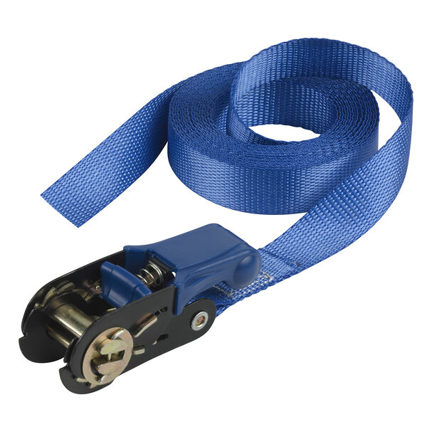 Sangle à Cliquet Certifiée  Bleu  5m x 25mm Sangle