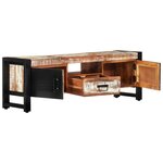 vidaXL Meuble TV 120x30x40 cm Bois massif de récupération