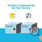 Cartouche de toner jaune samsung clt-y404s (su444a) pour sl-c430w/sl-c480w/sl-c480fw