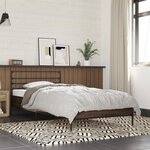 vidaXL Cadre de lit sans matelas chêne marron 90x190 cm