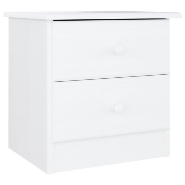 vidaXL Table de chevet ALTA blanc 41x35x41 cm bois de pin massif