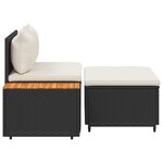vidaXL Ensemble de canapés d'extérieur 4 -Seater 4 pc 55 x 30 x 39 cm