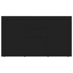 vidaXL Buffet Noir 120x36x69 cm Bois d’ingénierie