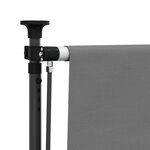 vidaXL Store Roulant Extérieur Gris clair 200 x 270 cm