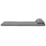 vidaXL Coussins de chaise adirondack lot de 2 gris tissu oxford