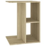 vidaXL Table d'appoint chêne sonoma 60x40x45 cm bois d'ingénierie