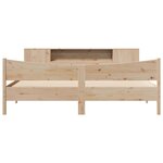 vidaXL Cadre de lit sans matelas 200x200 cm bois massif de pin