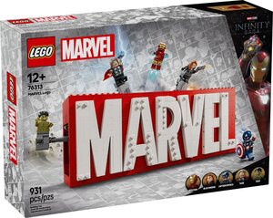 Set de Construction LEGO Marvel Logo MARVEL avec Super-héros - 76313