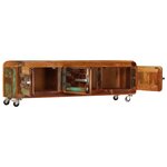 vidaXL Meuble TV 120 x 30 x 37 cm Bois de récupération massif