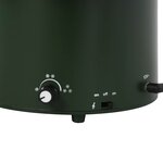 vidaXL Arbre de Noël neigeux avec base de parapluie Vert 75 cm