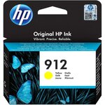 Cartouche jet d'encre n°912 jaune hp sous bliste hp