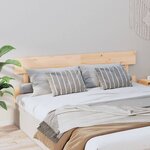 vidaXL Tête de lit 204x3x81 cm Bois massif de pin