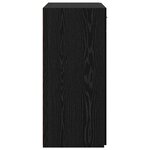 vidaXL Armoire de rangement avec tiroir Chêne noir 80 x 42.5 x 93.5 cm