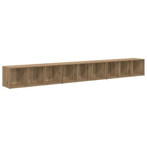 vidaXL Ensemble meuble TV 3 Pièces Chêne artisanal 37 x 35 x 107 cm