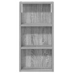 vidaXL Armoire murale de salle de bain Gris Sonoma 30 x 10 x 60 5 cm