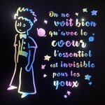Décoration lumineuse Le Petit Prince à suspendre
