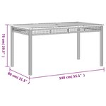 vidaXL Ensemble à manger jardin 4Pièces et coussins Gris Résine tressée
