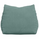 vidaXL Coussin de Dos Vert Mer 60 x 20 x 50 cm Tissu en velours côtelé
