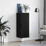 vidaXL Armoire murale noir 34 5x34x90 cm
