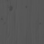 vidaXL Tête de lit Gris 106x4x100 cm Bois massif de pin