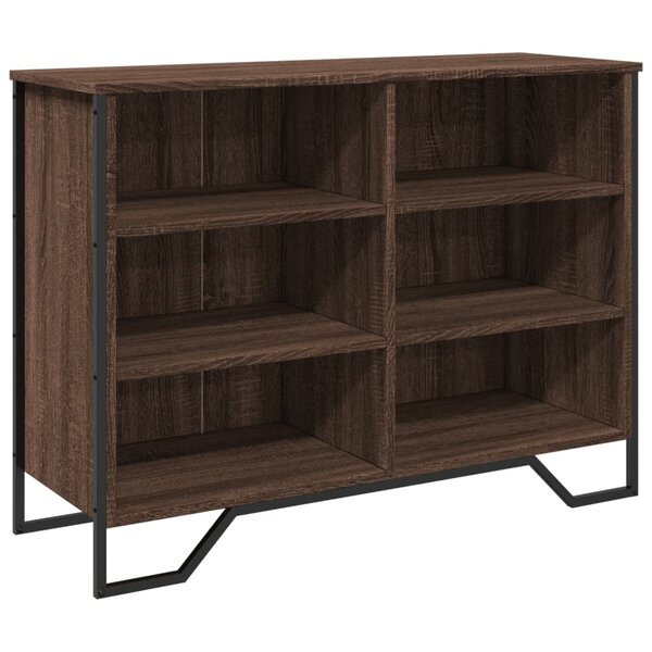 vidaXL Buffet chêne marron 101x35 5x74 5 cm bois d'ingénierie