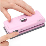 Perforateur multi-trous pour agenda  rose RAPESCO
