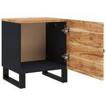 vidaXL Table de chevet 40x33x46 cm Bois d'acacia massif