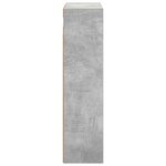 vidaXL Armoire murale de salle de bain Gris Béton 40 x 16 x 62 5 cm