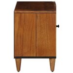 vidaXL Meuble TV Noyer 80 x 33 x 46 cm Bois de mangue massif