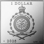 Monnaie JAPANESE BRIDGE AND WATER LILY POND Claude Monet Treasures of World Painting 1 Oz Argent 1$ Niue 2026