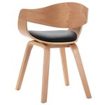 vidaXL Chaises à manger lot de 6 bois courbé et similicuir