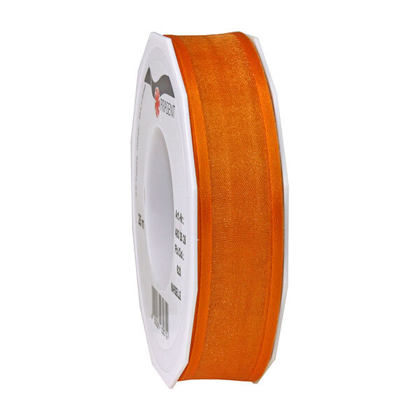 Organza marseille 25-m-rouleau 25 mm  orange