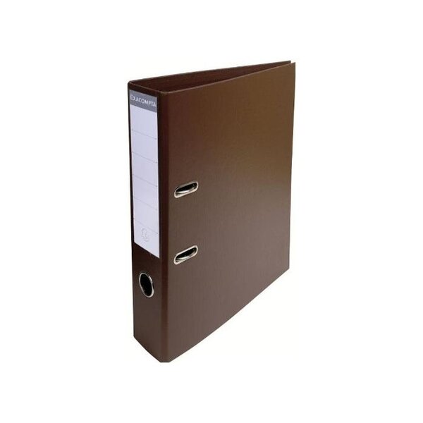 Classeur à Levier PVC Format A4 Dos de 70 mm Marron x 10 EXACOMPTA