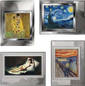 Pièce de monnaie en Argent g 15.57 (1/2 oz) Millésime 2026 ETERNAL MASTERPIECES II (PRÉCOMMANDE)
