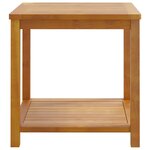 vidaXL Table d'appoint Bois d'acacia massif 45x45x45 cm