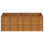 vidaXL Lit surélevé de jardin 196x100x69 cm acier corten