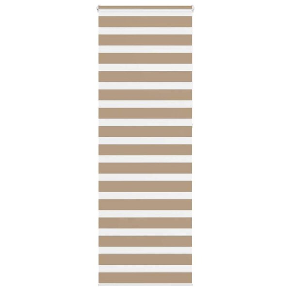 vidaXL Store zèbre marron sable largeur du tissu 75 9 cm polyester