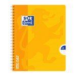 Cahier OPENFLEX spirale 17 x 22 cm 100p grands carreaux 90g Coloris Aléatoire OXFORD