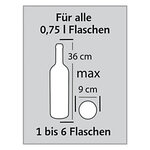 Caisse carton blanche d'expédition pour bouteilles avec calage carton 42 5x17 5x15 cm (lot de 12)