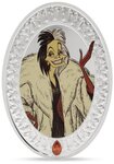 Pièce de monnaie en Argent 2 Dollars g 31.1 (1 oz) Millésime 2025 Disney Villains CRUELLA DE VIL