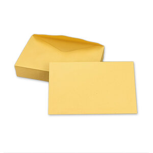 Lot de 100 Enveloppes ELECTIONS 90x140 mm - jaune 80 g
