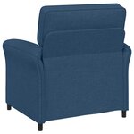vidaXL Canapé 100  polyester  cadre en métal  MDF  Contreplaqué