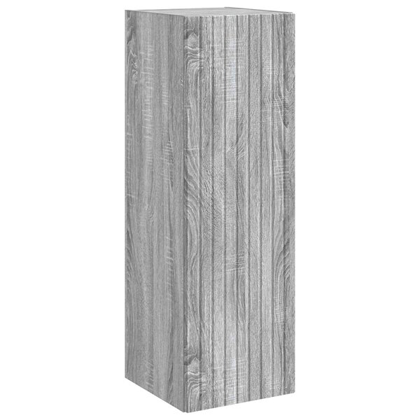 vidaXL Cabinet de Salle de Bain Mural Sonoma gris 33 x 34 5 x 60 cm
