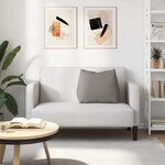 vidaXL Coussin de Dos Taupe 60 x 20 x 50 cm tissu