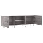 vidaXL Meuble TV sonoma gris 150x30x50 cm bois d'ingénierie